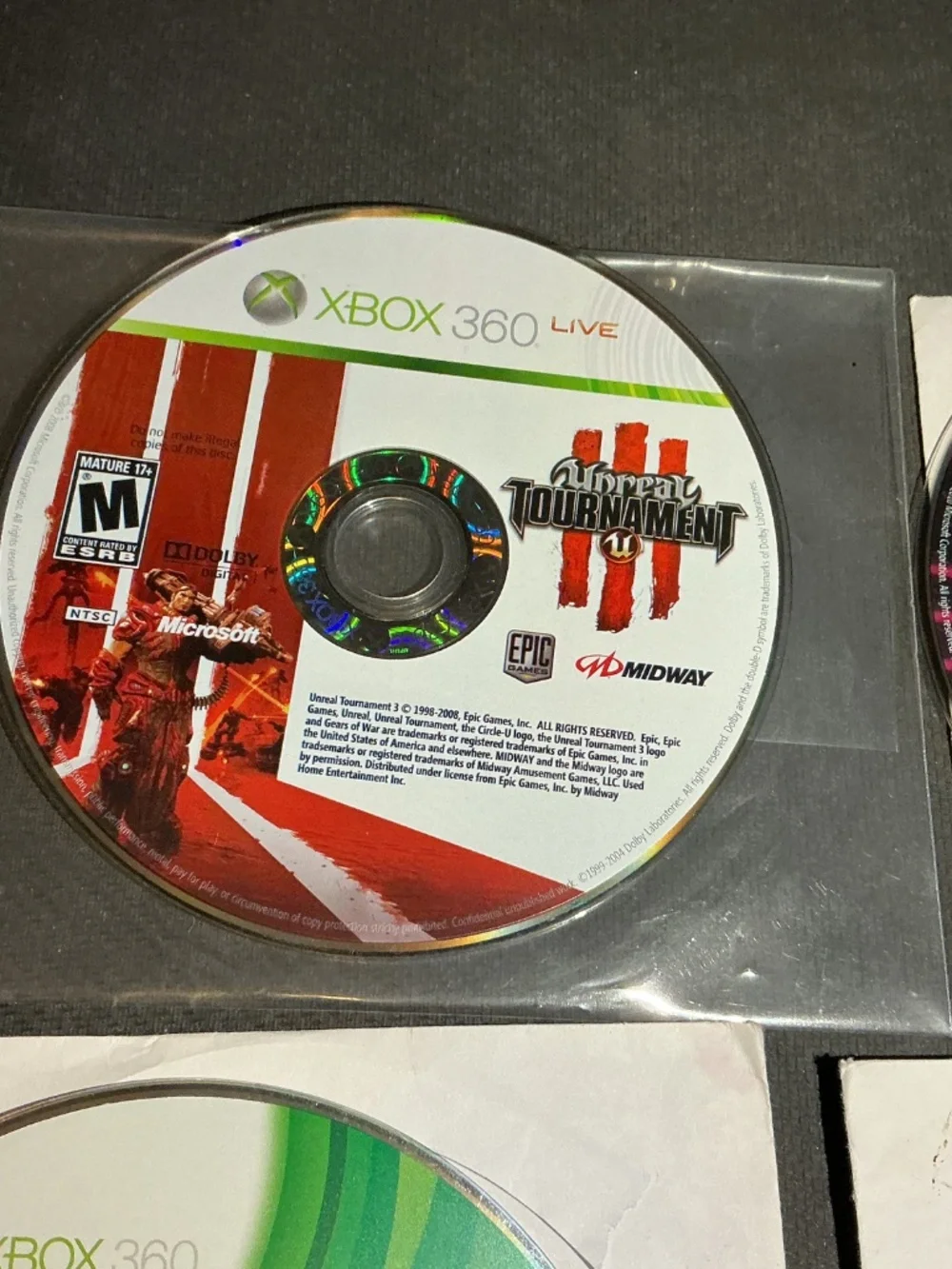 Need For Speed hot pursuit&FIFA 08&Dance Central&Unreal Tournament 3  Xbox 360